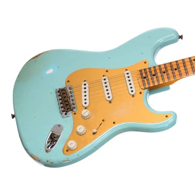 Fender Custom Shop Limited Edition 70th Anniversary 1954 Stratocaster Relic - Super Faded/Aged Daphne Blue - Electric Guitar NEW! image 3