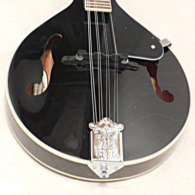 Savannah SA-100  Acoustic A Style Mandolin Gloss Black image 2