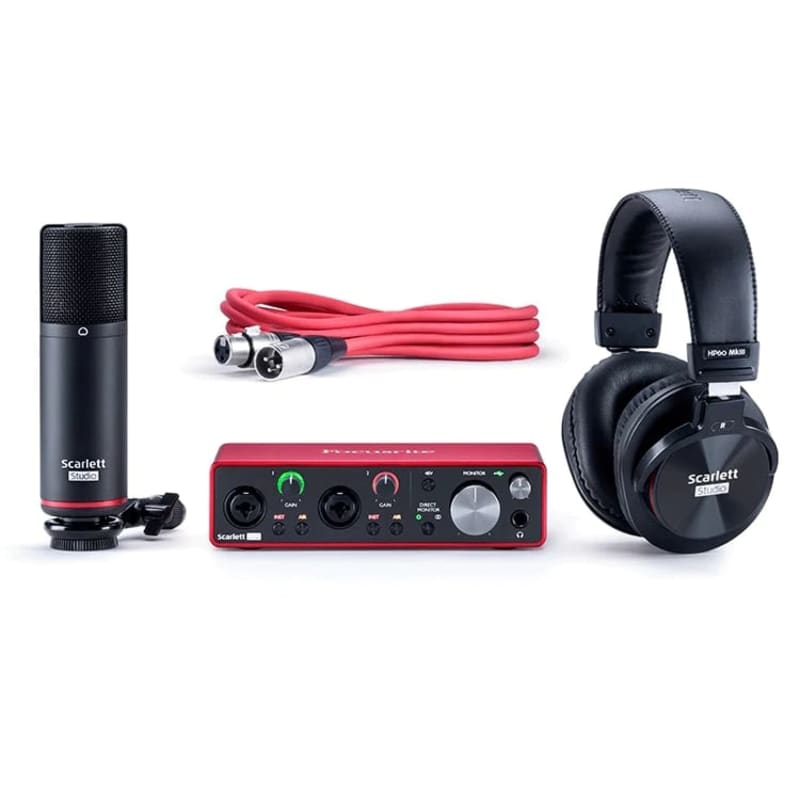 MXL 990 Large-diaphragm Condenser Microphone and AutoTune Essentials Bundle