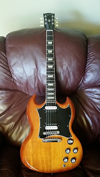 Gibson sg honeyburst top