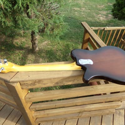 Mosrite Stereo 350,  ca. 1973, dark brown sunburst, excellent condition, appears all original image 9