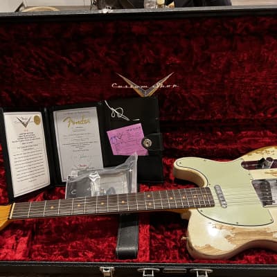 Fender Limited Edition Custom Shop 2019 - Super Faded/Aged Olympic White image 1
