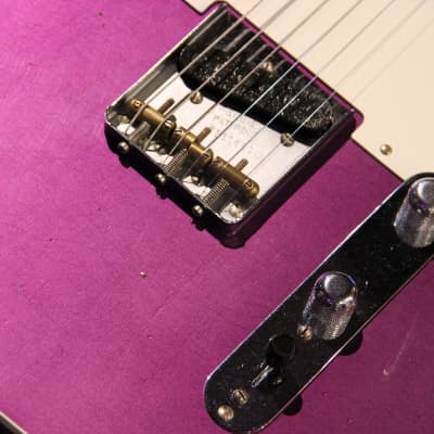 Fender Limited Edition Custom Shop '50s Telecaster Custom Reverse Journeyman Purple Metallic image 5