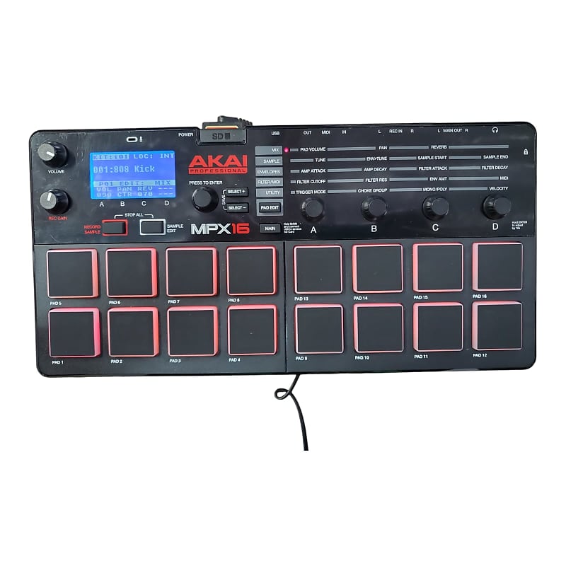 Akai MPX16 Sampler with 16 Pads