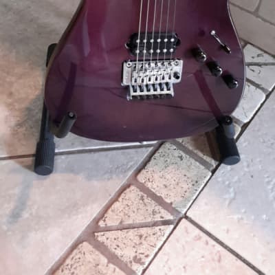 Fender License Parts Guitar.  Fender / Charvel , Strat 1990's Purple Front / Blue Back image 2