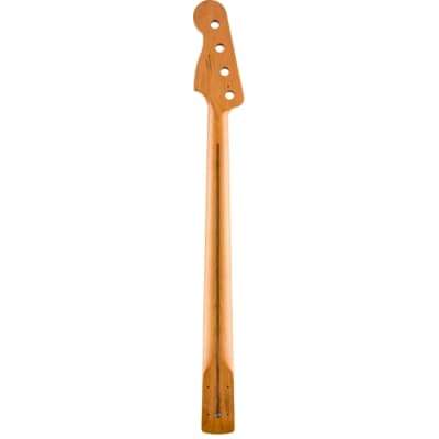 Fender Roasted Maple Precision Bass® Neck, 20 Medium Jumbo Frets, 9.5", Maple, C Shape image 2