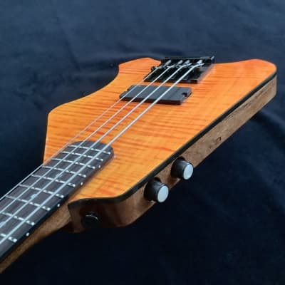 JD Guitars 2023  CB-1,  Compact Bass-1 Solar Flare image 14