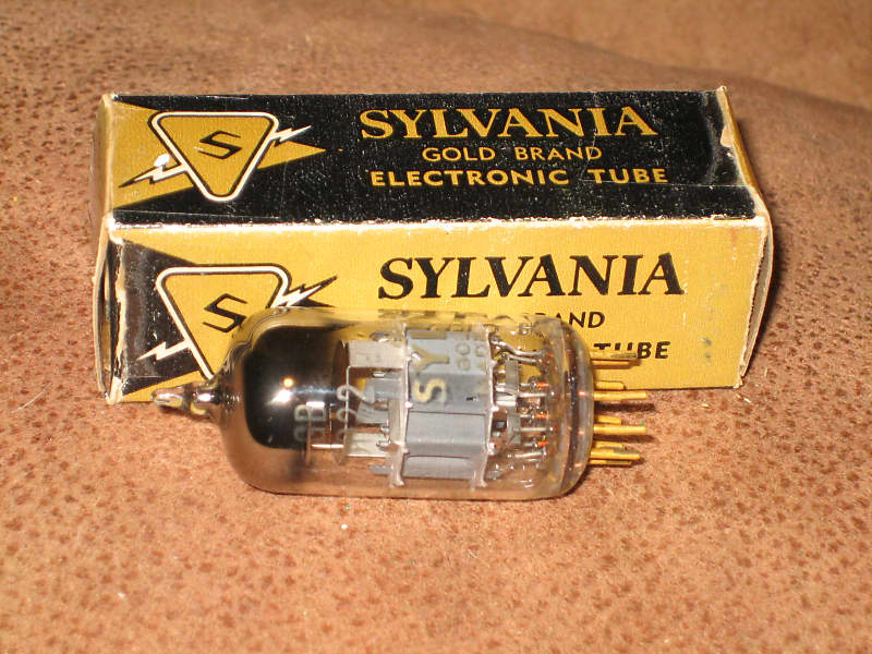 Sylvania Gold Brand 6922 GOLD PINS Gold Brand 1960's image 1