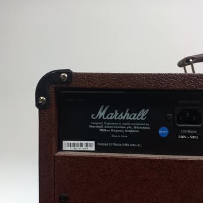 Marshall Acoustic Soloist AS50D 2-Channel 50-Watt 2x8" Acoustic Guitar Combo 2007 - Present - Brown image 6