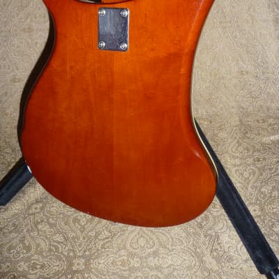 Vintage 1974 Rickenbacker 481 Guitar, Heavy Birdseye Maple, Beautiful RARE Walnut Brown Gloss Finish image 20