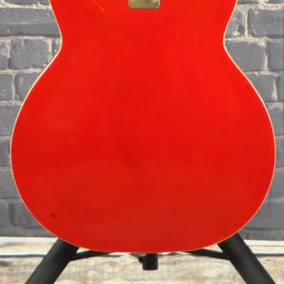 Teisco Silvertone 319-1461 Hollowbody Guitar 1960's-70's Red image 9