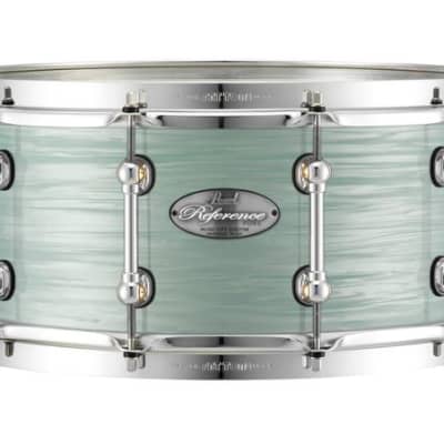 Pearl Music City Custom Reference Pure 13"x6.5" Snare Drum GREEN GLASS RFP1365S/C446 image 13