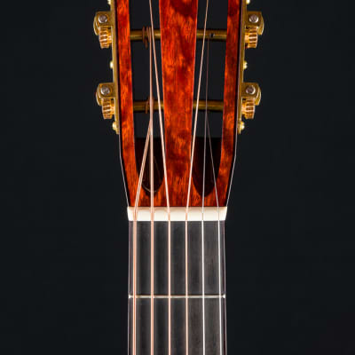 Santa Cruz OM Rare Figured Pernambuco and Fort Ross Chapel Redwood Custom NEW image 11