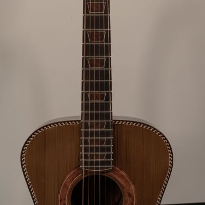 Luthier Portland Guitar Brazilian Rosewood with Cedar Top Handmade Luthier OMAcoustic Guitar image 5