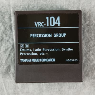 Yamaha DX7 VRC-104 Percussion Group Data Cartridge | Reverb