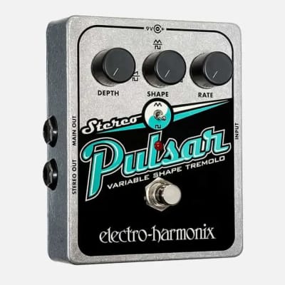 Electro-Harmonix Stereo Pulsar Variable Shape Analog Tremolo guitar effects pedal image 1