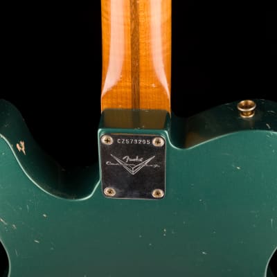 Fender Custom Shop Masterbuilt Dennis Galuszka Subsonic Telecaster Journeyman Relic Sherwood Green Metallic image 14