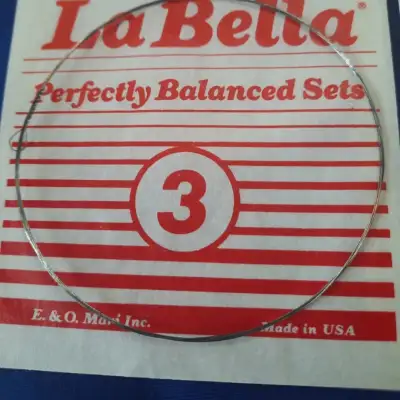 1970, LA BELLA DULCIMER 4 String set Stainless Steel Wound LOOP  DL-L Elite  1980's image 6