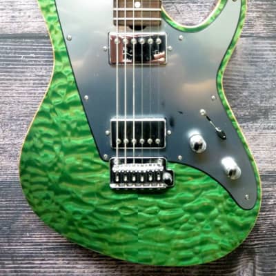 Grosh Guitars SuperJet (Lime Green) (C51) image 2