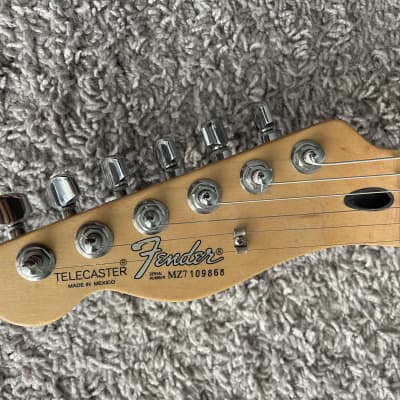 Fender Standard Telecaster 2007 Sunburst MIM Lefty Left-Handed Maple Neck Guitar image 5