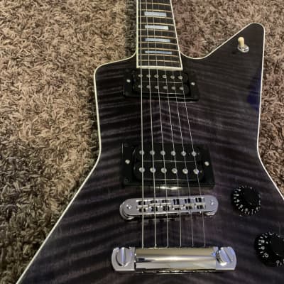 Gibson Explorer Pro Electric Guitar Trans black image 8