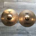 Used Zildjian ZBT Hi Hat Cymbals 14