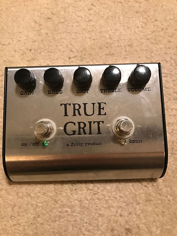 Zinky True Grit Overdrive Guitar Effect Demo - YouTube