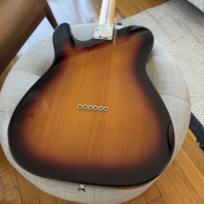 Fender Telecaster Thinline with Maple Fretboard 2014 - 3-Color Sunburst (MIM) image 5