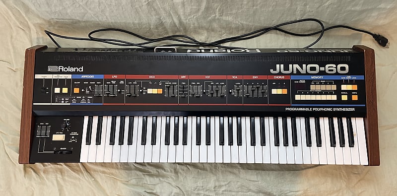 Roland Juno-60 w/ Tubbutec MIDI upgrade, dust cover, semi-rigid bag, etc. image 1