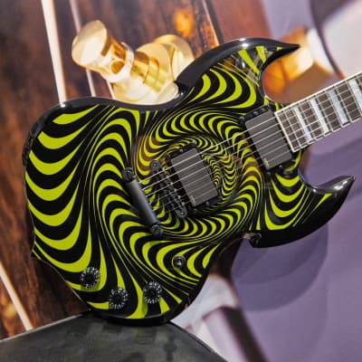 Wylde Audio #4543 Barbarian Grimmest Green Psychic Bullseye | Reverb