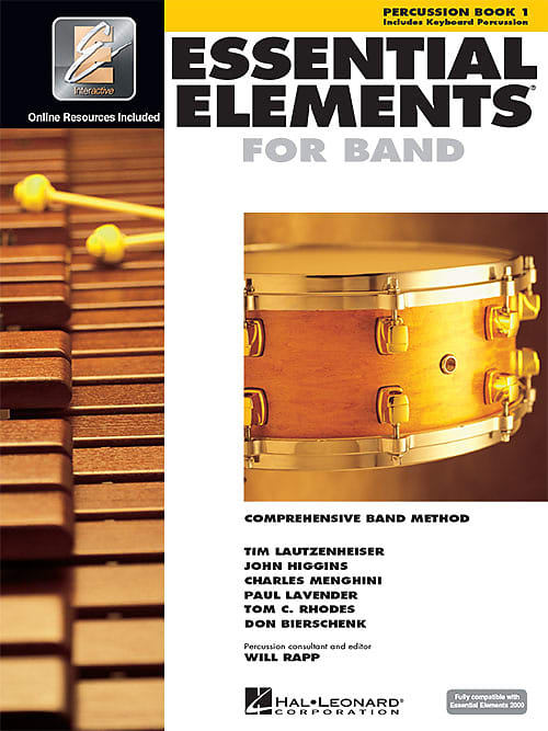 Hal Leonard Essential Elements for Band – Percussion/Keyboard Percussion Book 1 with EEi image 1