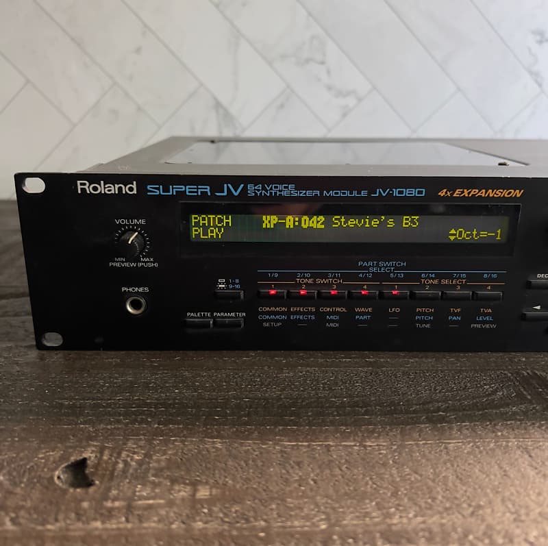 Roland JV-1080 64-Voice Synthesizer Module | Reverb