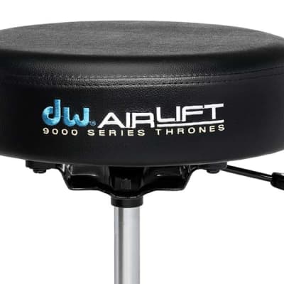Drum Workshop DWCP9100AL Heavy Duty 9000 Series Air Lift Drum Throne With Round Seat Top image 2