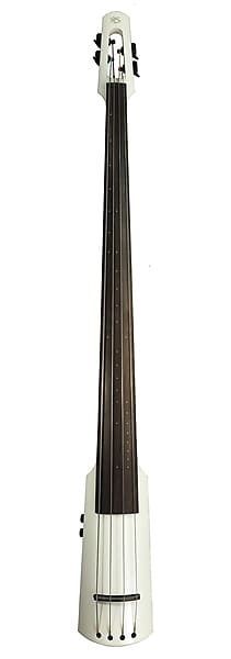 NS Design WAV4c Double Bass - Bright White - Coform Fingerboard image 1