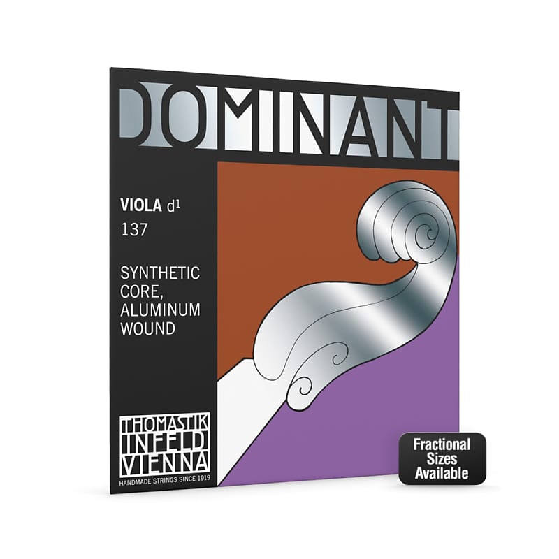 Thomastik 137.3/4 Dominant Viola 'D' String | 3/4 image 1