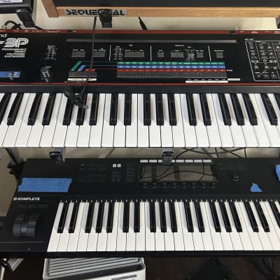 Roland JX-3P 61-Key Programmable Preset Polyphonic Synthesizer 1983 - 1985 - Black