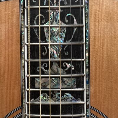 OOO PARLOR FORTY FIVE Floral PARLOR model acoustic guitar 2024 - Natural inlays galore image 8