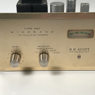 Vintage HH Scott Type 350 FM Wideband Stereo Multiplex Tuner image 2