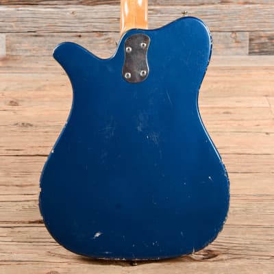 Mosrite Electric Bass Metallic Blue 1970s image 3