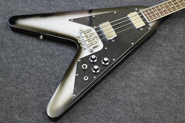 ☆Japan Vintage BURNY フライング BVB / 希少ベース BURNY Fernandes FVB-65 SLS Flying V bass FREE SHIPPING from