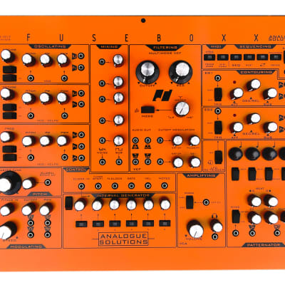 Analogue Solutions FuseBox X Polyphonic Synthesizer 2022 - Orange image 1