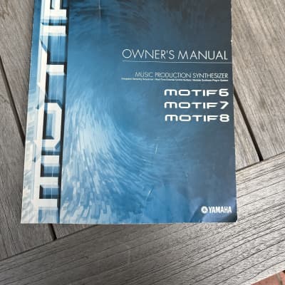 Yamaha Motif 6-7-8 Owner’s Manual