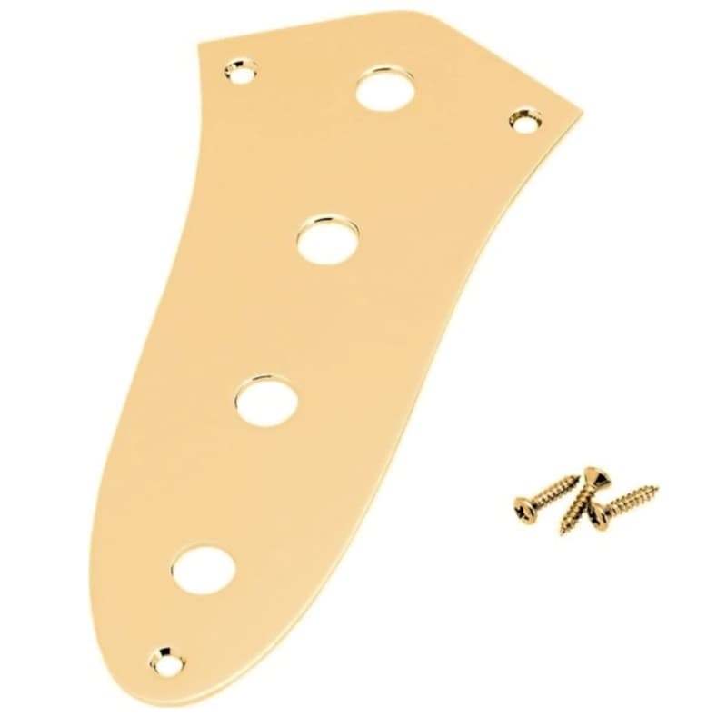 Photos - Guitar Fender Standard Deluxe Vintage Jazz Bass Control Plate GOLD US... 