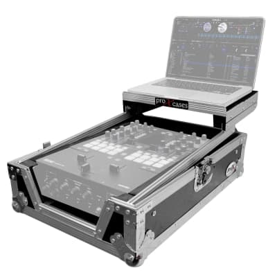 ProX XS-RANE72LT 11" DJ Mixer Road Flight Case with Laptop Shelf for Rane 72 image 7