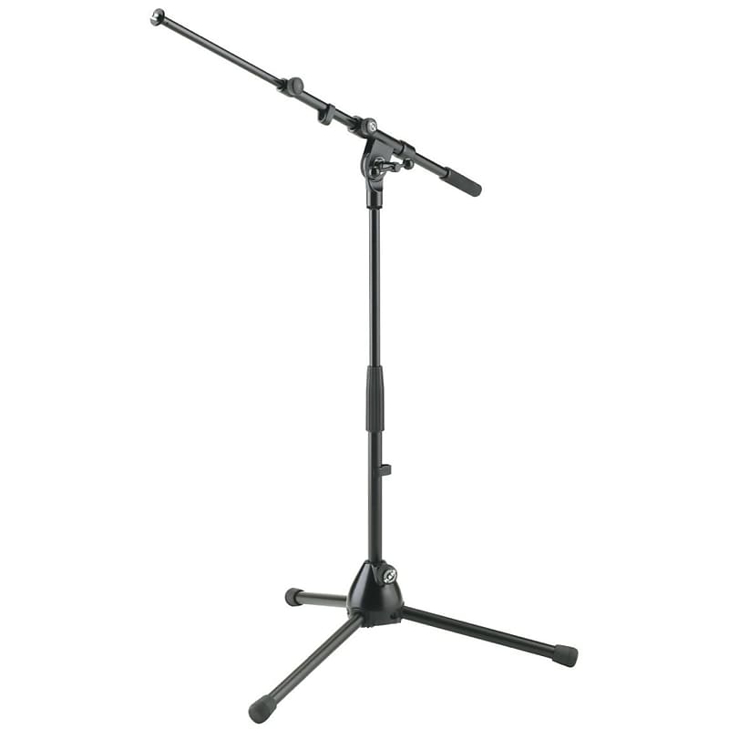 K&M 25900 Low Telescopic Boom Microphone Stand image 1