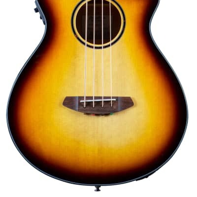 Breedlove ECO Discovery S Concert CE A/E Bass Guitar - Edgeburst European Spruce image 7