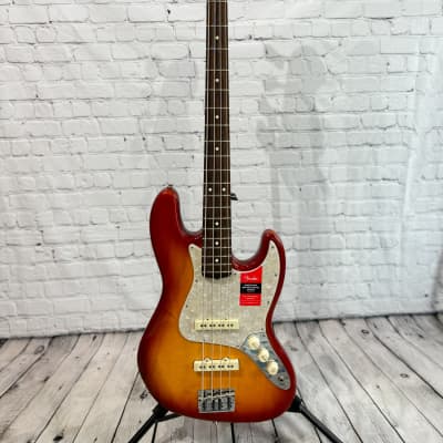 Fender Limited Edition Lightweight Ash American Professional Jazz Bass with Rosewood Fretboard 2019 - Sienna Sunburst image 1