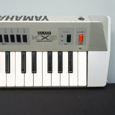 Yamaha KX5 Vintage MIDI Remote Keyboard Controller Keytar Silver image 4
