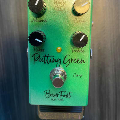Reverb.com listing, price, conditions, and images for bearfoot-fx-pale-green-compressor