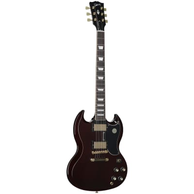 Gibson Exclusive SG Standard '61 Electric Guitar (with Case), Aged Cherry image 4